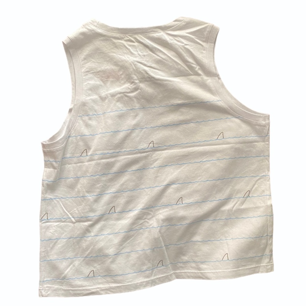 JAWS White Tank Top size Medium - Picture 2 of 5